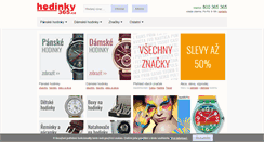 Desktop Screenshot of hodinky-365.cz
