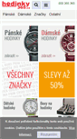 Mobile Screenshot of hodinky-365.cz